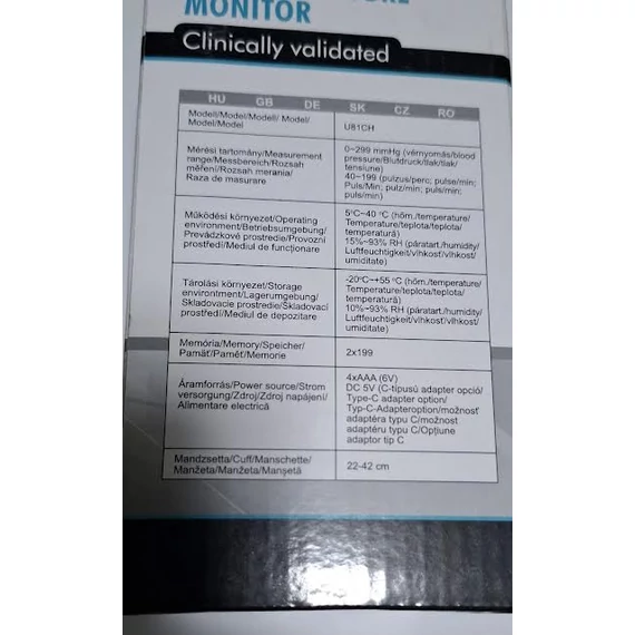 VIVAMAX GYV31 Felkaros vérnyomásmérő